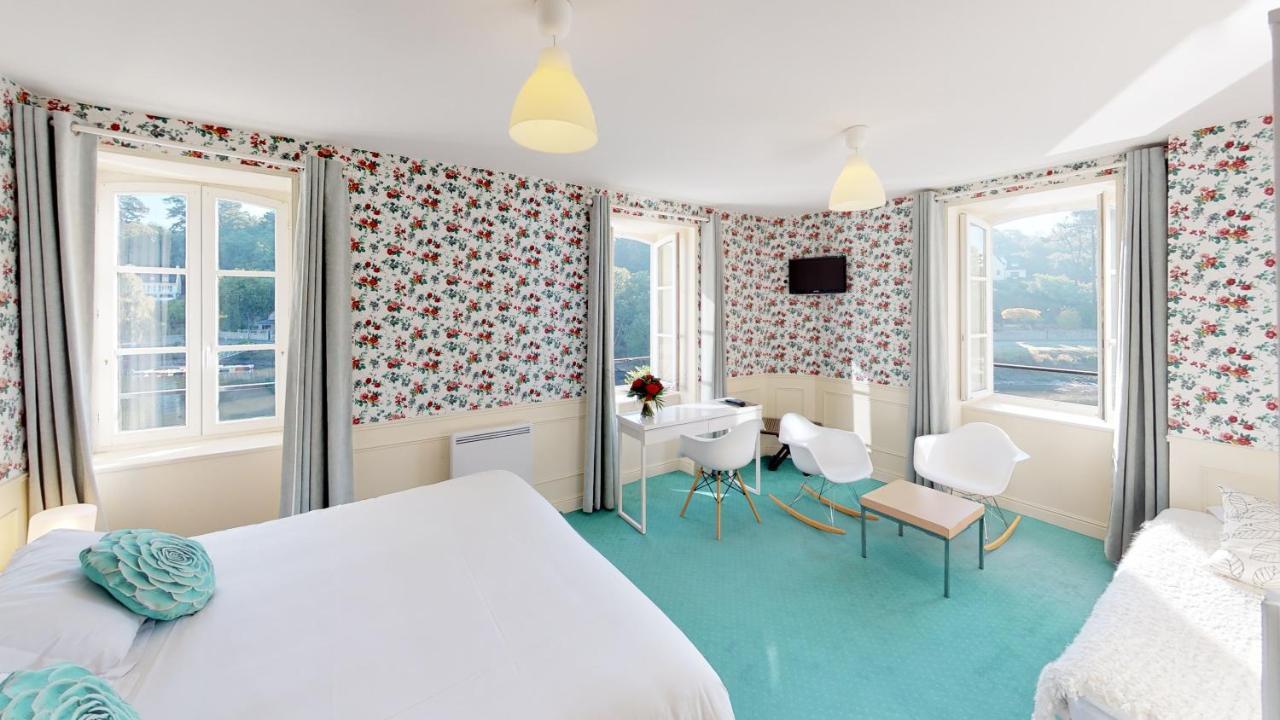 Hotel De Charme Les Mimosas Понт-Авен Экстерьер фото